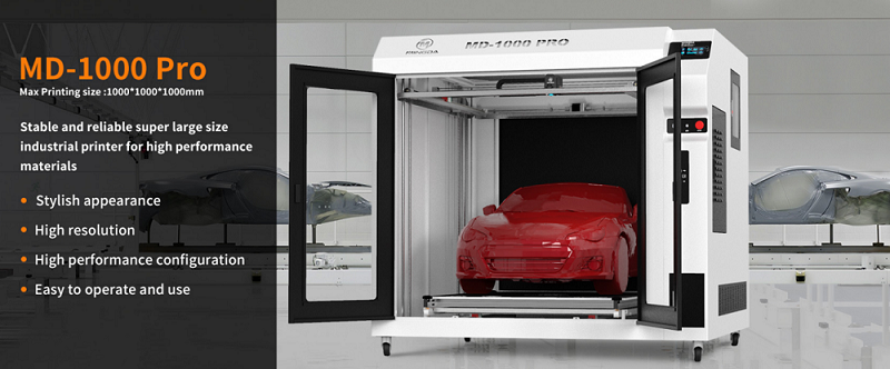 汽车行业用户选择威斯尼斯人官方网站8567vipMD-1000 Pro大型3D打印机(图2)
